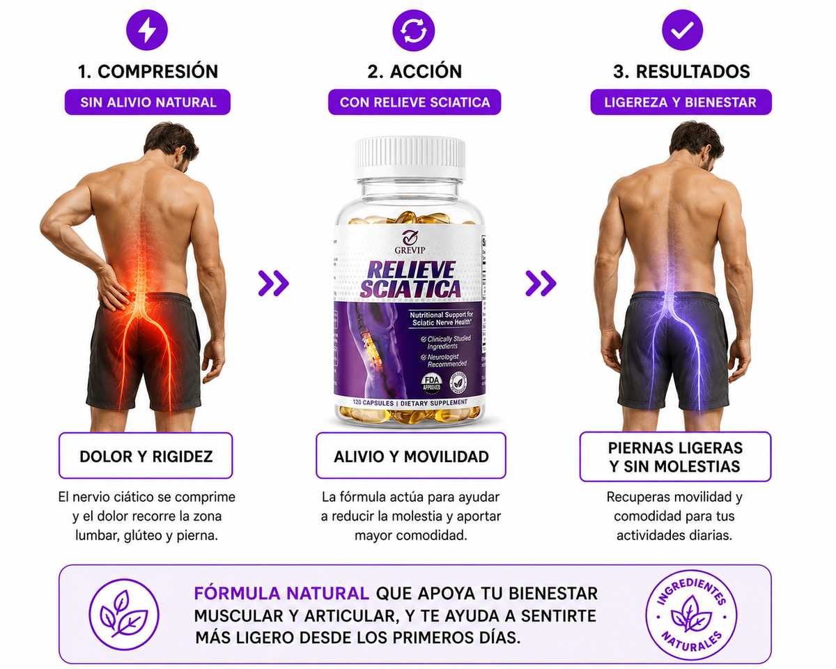 Relieve Sciatica: No Te Acostumbres Al Dolor, Vuelve A Recuperar Tu Movilidad