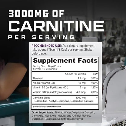 Carnitine 3000: Transforma grasa en energía eficiente
