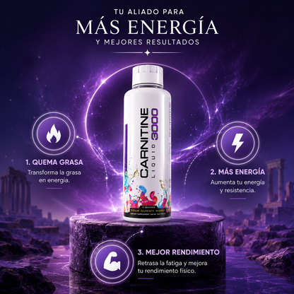 Carnitine 3000: Transforma grasa en energía eficiente