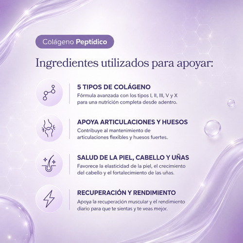 Colageno Peptides:Fortaleza y bienestar en un solo paso